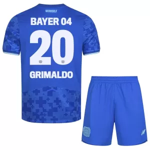 Kit De Football Bayer 04 Leverkusen Alejandro Grimaldo 20 Enfant Third 25/26 Kit De Football Bayer 04 Leverkusen Alejandro Grimaldo 20 Enfant Third 25/26