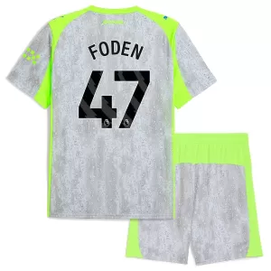 Kit De Football Manchester City Phil Foden 47 Enfant Third 25/26