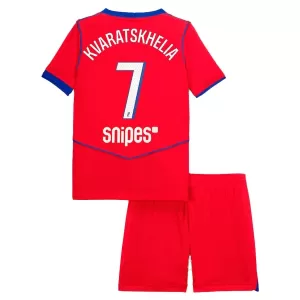 Kit De Football Paris Saint-Germain Kvaratskhelia 7 Enfant Third 25/26