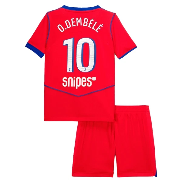 Kit De Football Paris Saint-Germain Ousmane Dembélé 10 Enfant Third 25/26