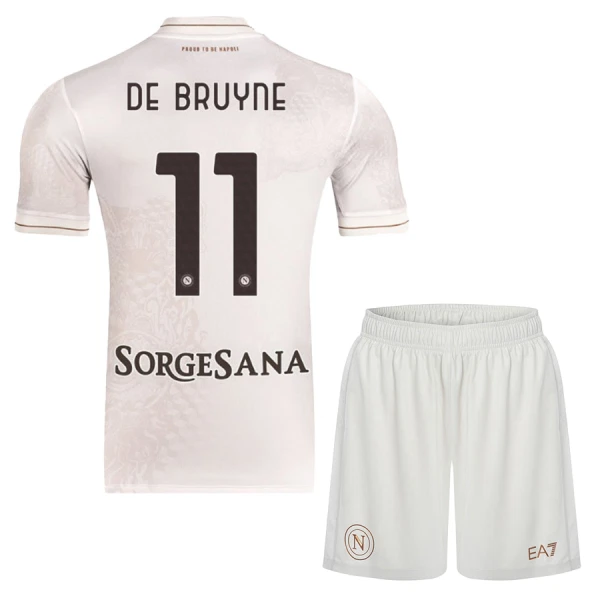 Kit De Football SSC Naples Kevin De Bruyne 11 Enfant Extérieur 25/26