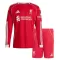 Kit De Football Liverpool Enfant Domicile 25/26 Manches Longues