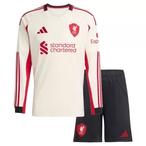 Kit De Football Liverpool Enfant Extérieur 25/26 Manches Longues Kit De Football Liverpool Enfant Extérieur 25/26 Manches Longues