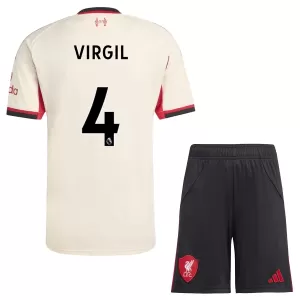 Kit De Football Liverpool Virgil van Dijk 4 Enfant Extérieur 25/26