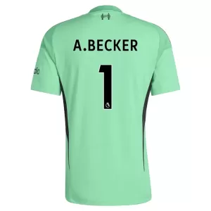 Maillot De Foot Gardien Liverpool Alisson Becker 1 25/26 Vert Maillot De Foot Gardien Liverpool Alisson Becker 1 25/26 Vert
