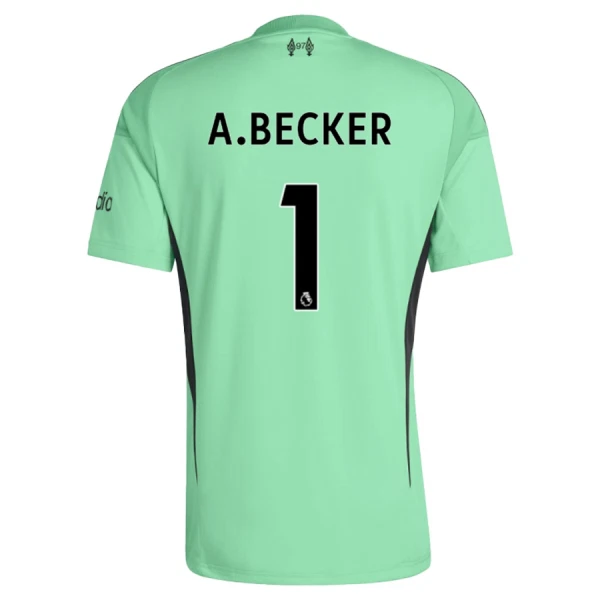 Maillot De Foot Gardien Liverpool Alisson Becker 1 25/26 Vert Maillot De Foot Gardien Liverpool Alisson Becker 1 25/26 Vert