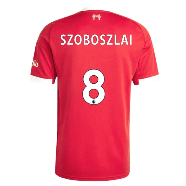 Maillot De Foot Liverpool Dominik Szoboszlai 8 Domicile 25/26 Maillot De Foot Liverpool Dominik Szoboszlai 8 Domicile 25/26