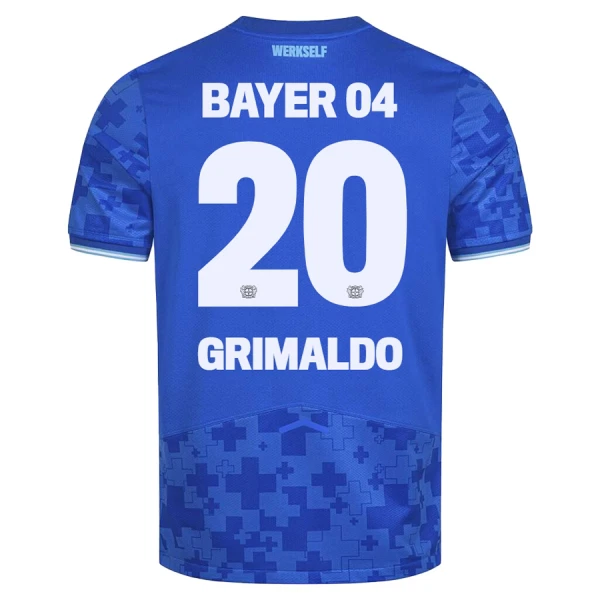 Maillot De Foot Bayer 04 Leverkusen Alejandro Grimaldo 20 Third 25/26 Maillot De Foot Bayer 04 Leverkusen Alejandro Grimaldo 20 Third 25/26