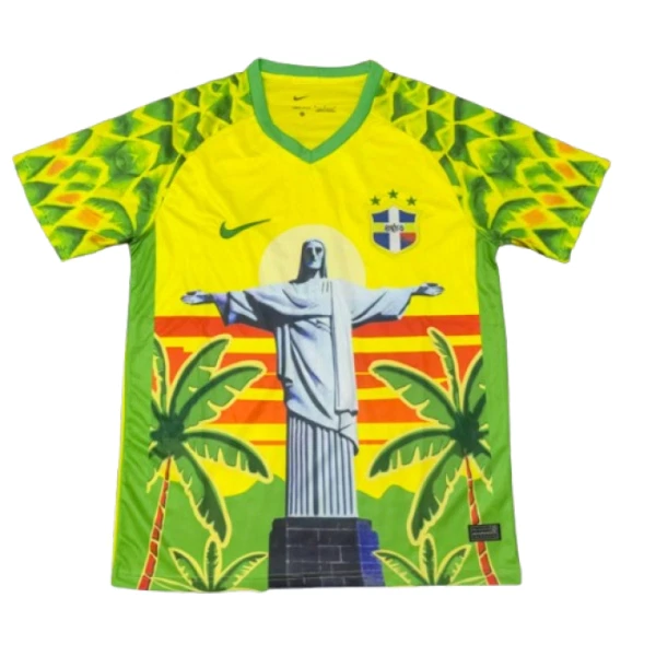Maillot De Foot Brésil 2025 Blanc - Spécial
