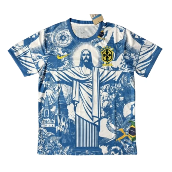 Maillot De Foot Brésil 2025 Bleu - Spécial Maillot De Foot Brésil 2025 Bleu - Spécial