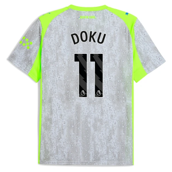 Maillot De Foot Manchester City Jérémy Doku 11 Third 25/26 Maillot De Foot Manchester City Jérémy Doku 11 Third 25/26
