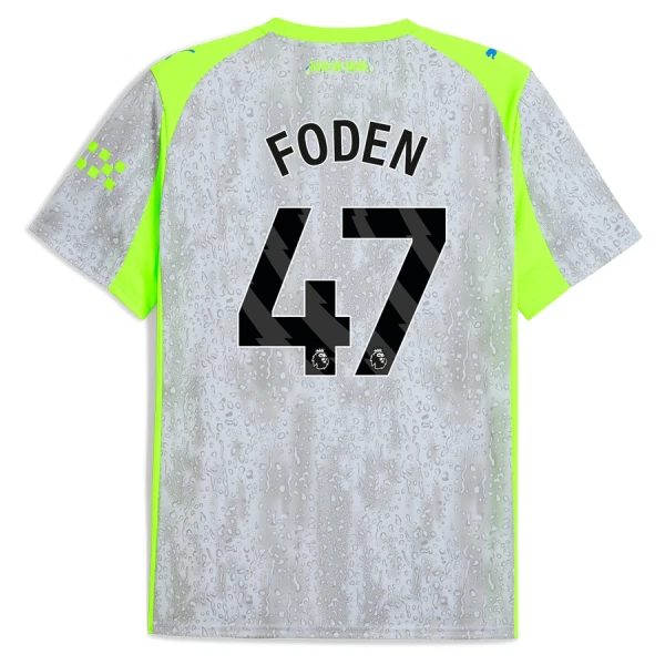 Maillot De Foot Manchester City Phil Foden 47 Third 25/26