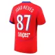Maillot De Foot Paris Saint-Germain Joao Neves 87 Third 25/26 Maillot De Foot Paris Saint-Germain Joao Neves 87 Third 25/26