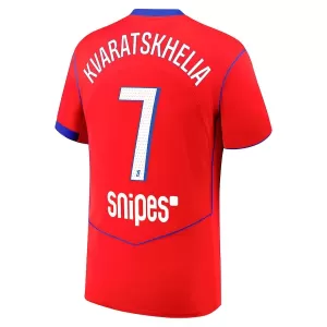 Maillot De Foot Paris Saint-Germain Kvaratskhelia 7 Third 25/26