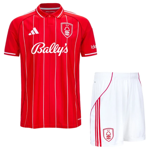 Kit De Football Nottingham Forest Enfant Domicile 25/26 Kit De Football Nottingham Forest Enfant Domicile 25/26