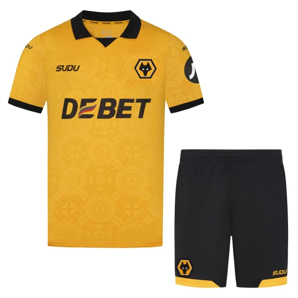 Kit De Football Wolverhampton Wanderers Enfant Domicile 25/26 Kit De Football Wolverhampton Wanderers Enfant Domicile 25/26