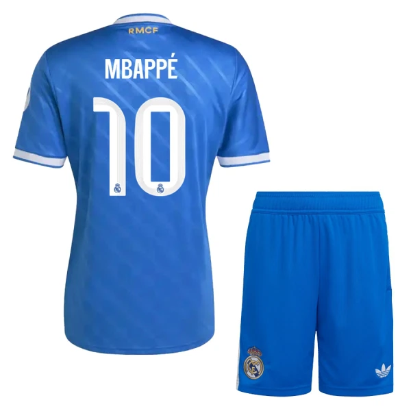 Kit De Football Real Madrid Kylian Mbappé 10 Enfant Third 25/26 Kit De Football Real Madrid Kylian Mbappé 10 Enfant Third 25/26