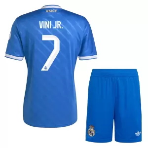 Kit De Football Real Madrid Vinicius Junior 7 Enfant Third 25/26 Kit De Football Real Madrid Vinicius Junior 7 Enfant Third 25/26