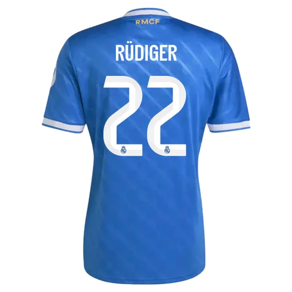 Maillot De Foot Real Madrid Antonio Rudiger 22 Third 25/26