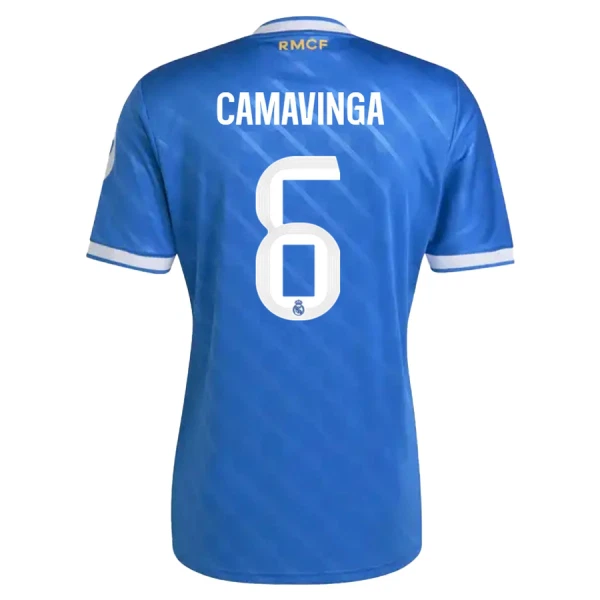 Maillot De Foot Real Madrid Eduardo Camavinga 6 Third 25/26