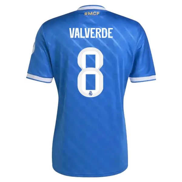 Maillot De Foot Real Madrid Federico Valverde 8 Third 25/26 Maillot De Foot Real Madrid Federico Valverde 8 Third 25/26