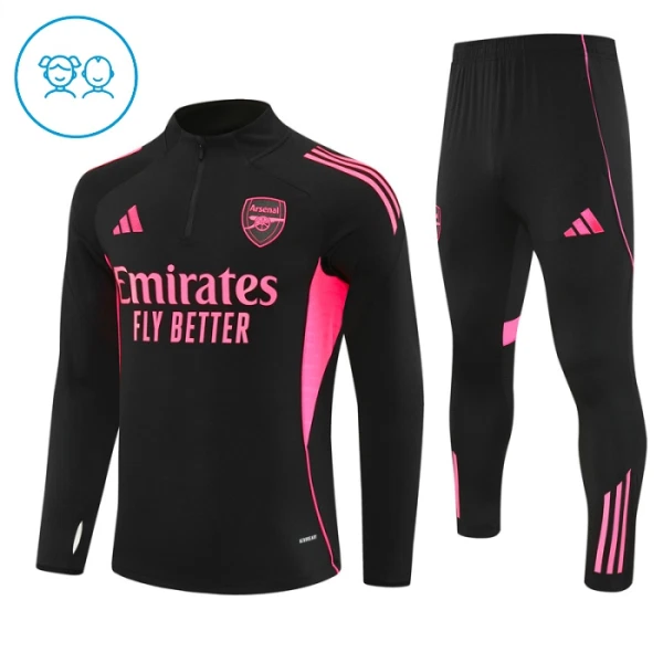 Arsenal Enfant Kit de Sweat-shirt d’entraînement 25/26 Noir