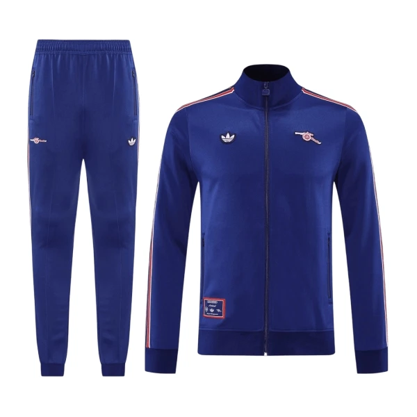Arsenal Ensemble Vestes d'Entraînement 25/26 Bleu