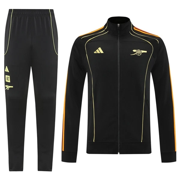 Arsenal Ensemble Vestes d'Entraînement 25/26 Noir