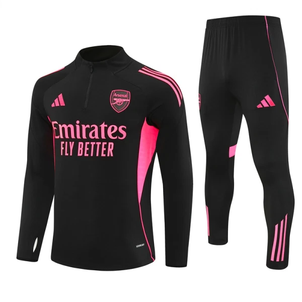 Arsenal Kit de Sweat-shirt d’entraînement 25/26 Noir Arsenal Kit de Sweat-shirt d’entraînement 25/26 Noir