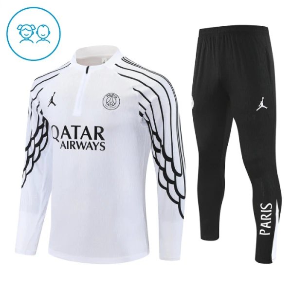 Paris Saint-Germain Enfant Kit de Sweat-shirt d’entraînement 25/26 Blanc Paris Saint-Germain Enfant Kit de Sweat-shirt d’entraînement 25/26 Blanc