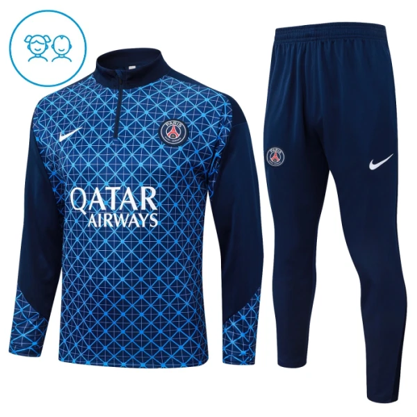 Paris Saint-Germain Enfant Kit de Sweat-shirt d’entraînement 25/26 Bleu