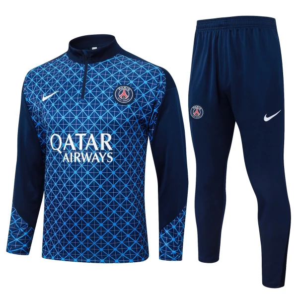 Paris Saint-Germain Kit de Sweat-shirt d’entraînement 25/26 Bleu