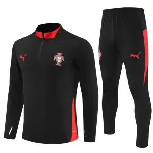 Portugal Kit de Sweat-shirt d’entraînement 25/26 Noir Portugal Kit de Sweat-shirt d’entraînement 25/26 Noir