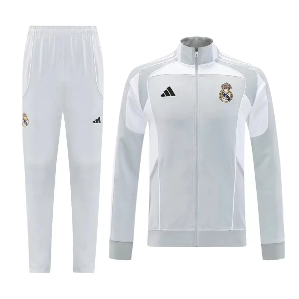 Real Madrid Ensemble Vestes d'Entraînement 25/26 Gris