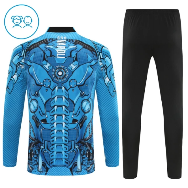 SSC Naples Enfant Kit de Sweat-shirt d’entraînement 25/26 Bleu