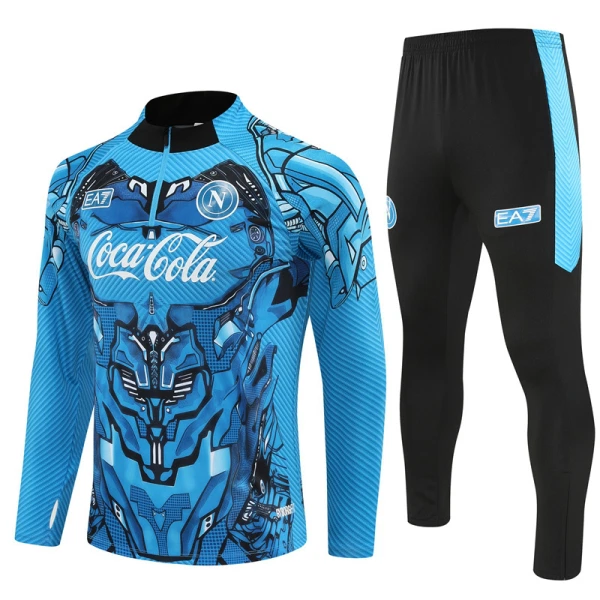 SSC Naples Kit de Sweat-shirt d’entraînement 25/26 Bleu