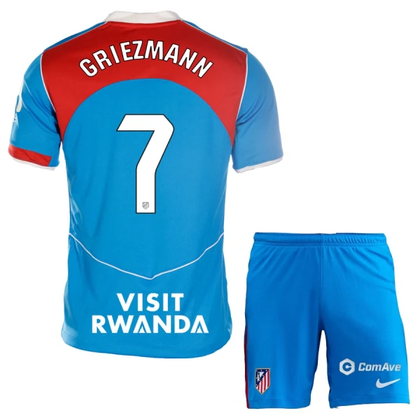 Kit De Football Atlético Madrid Antoine Griezmann 7 Enfant Third 25/26 Kit De Football Atlético Madrid Antoine Griezmann 7 Enfant Third 25/26