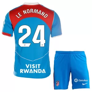 Kit De Football Atlético Madrid Le Normand 24 Enfant Third 25/26 Kit De Football Atlético Madrid Le Normand 24 Enfant Third 25/26