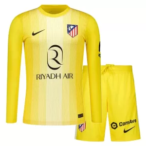 Kit De Football Gardien Atlético Madrid Enfant 25/26 Manches Longues Jaune