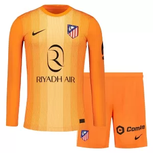 Kit De Football Gardien Atlético Madrid Enfant 25/26 Manches Longues Orange