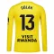 Maillot De Foot Gardien Atlético Madrid Jan Oblak 13 25/26 Manches Longues Jaune