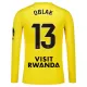 Maillot De Foot Gardien Atlético Madrid Jan Oblak 13 25/26 Manches Longues Jaune