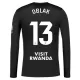 Maillot De Foot Gardien Atlético Madrid Jan Oblak 13 25/26 Manches Longues Noir