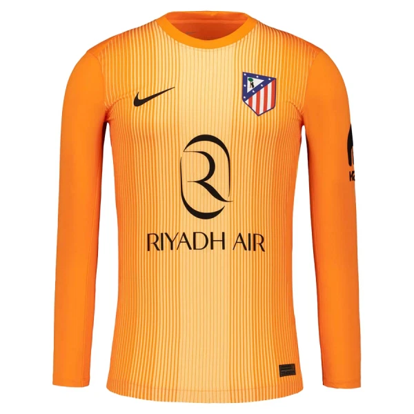 Maillot De Foot Gardien Atlético Madrid Jan Oblak 13 25/26 Manches Longues Orange
