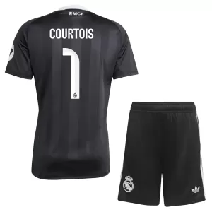 Kit De Football Gardien Real Madrid Thibaut Courtois 1 Enfant 25/26 Noir Kit De Football Gardien Real Madrid Thibaut Courtois 1 Enfant 25/26 Noir