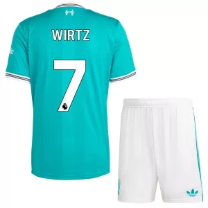 Kit De Football Liverpool Florian Wirtz 7 Enfant Third 25/26 Kit De Football Liverpool Florian Wirtz 7 Enfant Third 25/26