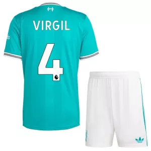 Kit De Football Liverpool Virgil van Dijk 4 Enfant Third 25/26
