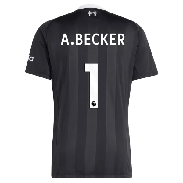Maillot De Foot Gardien Liverpool Alisson Becker 1 25/26 Noir