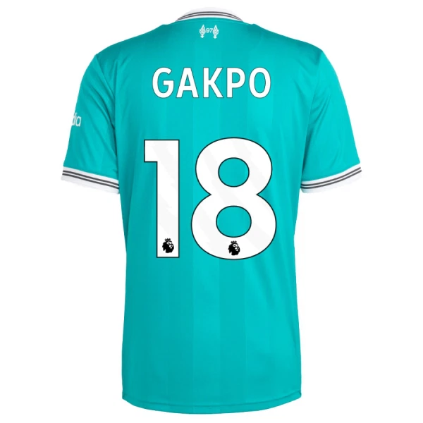 Maillot De Foot Liverpool Cody Gakpo 18 Third 25/26