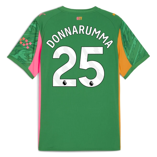 Maillot De Foot Gardien Manchester City Gianluigi Donnarumma 25 25/26 Vert Maillot De Foot Gardien Manchester City Gianluigi Donnarumma 25 25/26 Vert